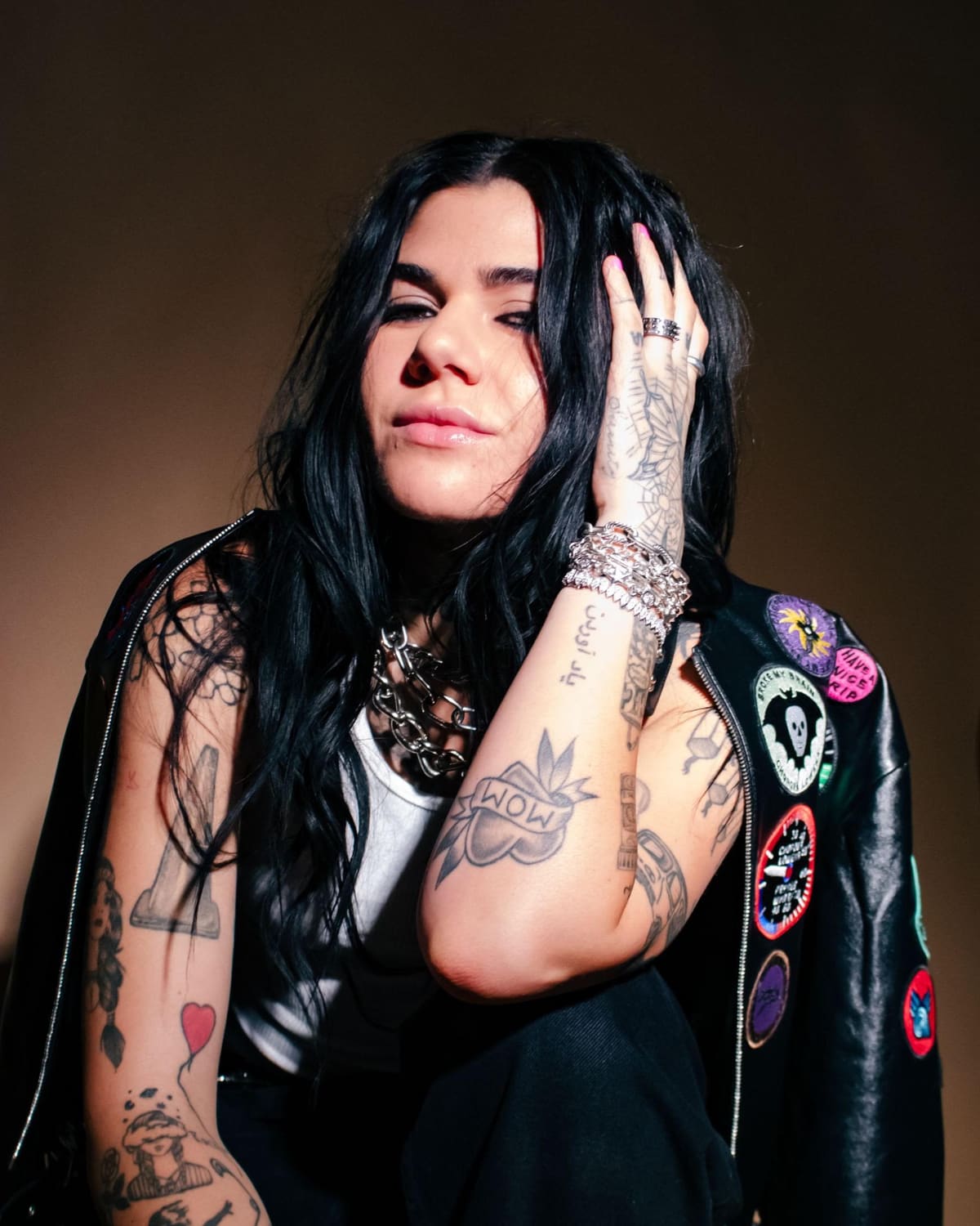 Portrait of singer-songwriter Chloe Star